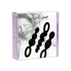 Набор анальных пробок Satisfyer Plugs black 3 шт