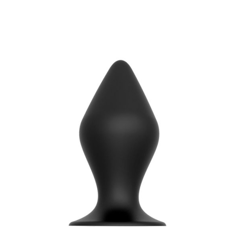 Анальна пробка Dreamtoys Plug With Suction Cup Чорна M Анальна пробка Dreamtoys Plug With Suction Cup Чорна M