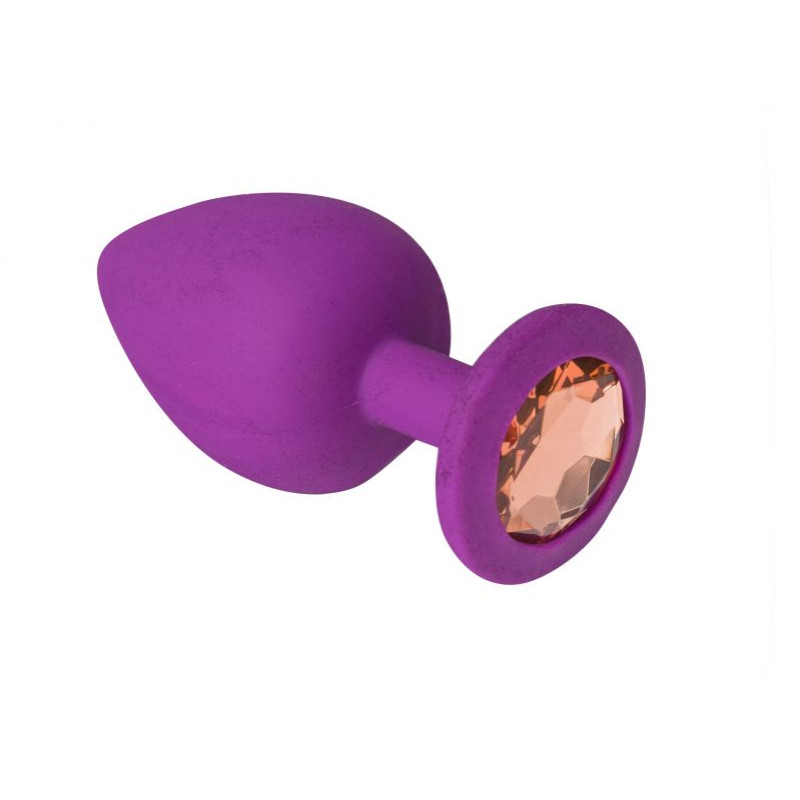 Анальна пробка sLash Silicone Citrine M Фіолетова Анальна пробка sLash Silicone Citrine M Фіолетова