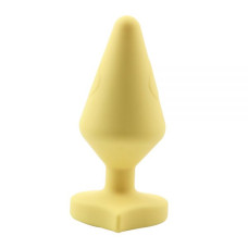 Анальний затор Chisa Small Luv Heart Plug Жовтий