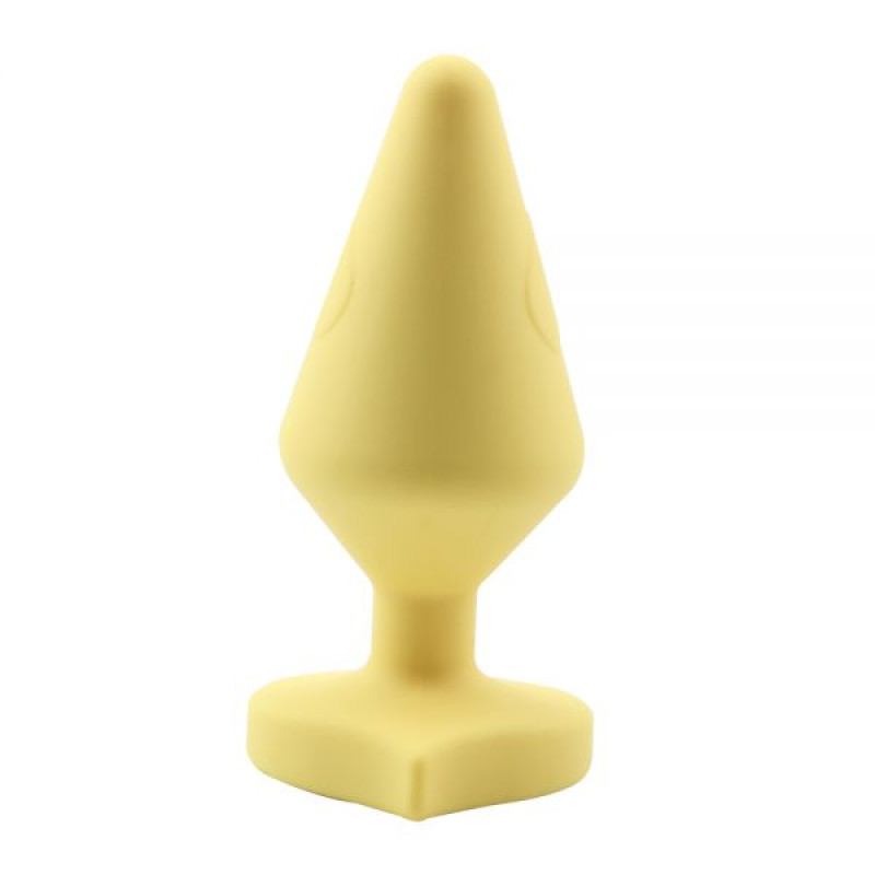 Анальная пробка Chisa Small Luv Heart Plug Желтая Анальная пробка Chisa Small Luv Heart Plug Желтая
