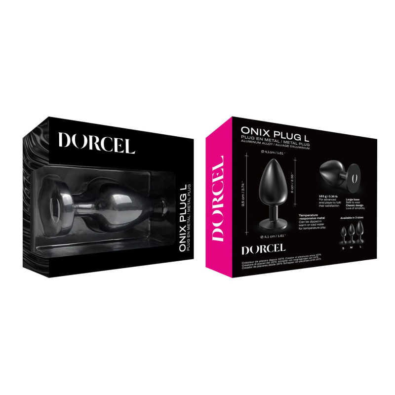 Анальная пробка Dorcel ONIX PLUG L Анальная пробка Dorcel ONIX PLUG L