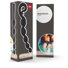 Анальные шарики Fun Factory Bendybeads Черные