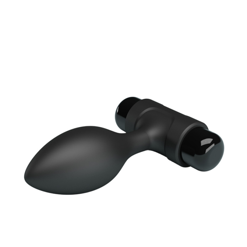 Анальная пробка Pretty Love Vibra Butt Plug Black Анальная пробка Pretty Love Vibra Butt Plug Black