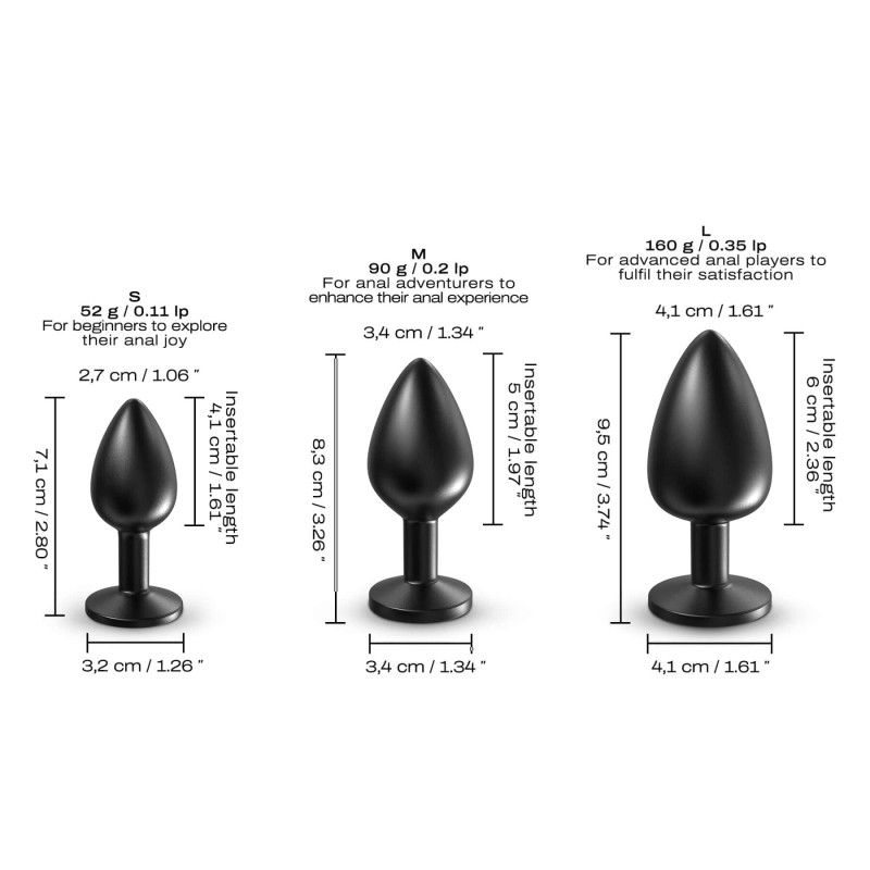 Анальная пробка Dorcel ONIX PLUG L Анальная пробка Dorcel ONIX PLUG L