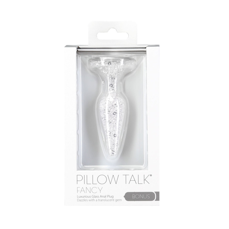 Стеклянная анальная пробка Pillow Talk Fancy Luxurious Glass Anal Plug, ⌀3,1см, вибропуля в подарок Стеклянная анальная пробка Pillow Talk Fancy Luxurious Glass Anal Plug, ⌀3,1см, вибропуля в подарок