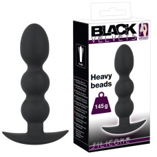 Анальная пробка Black Velvets Heavy Beads, 145 г