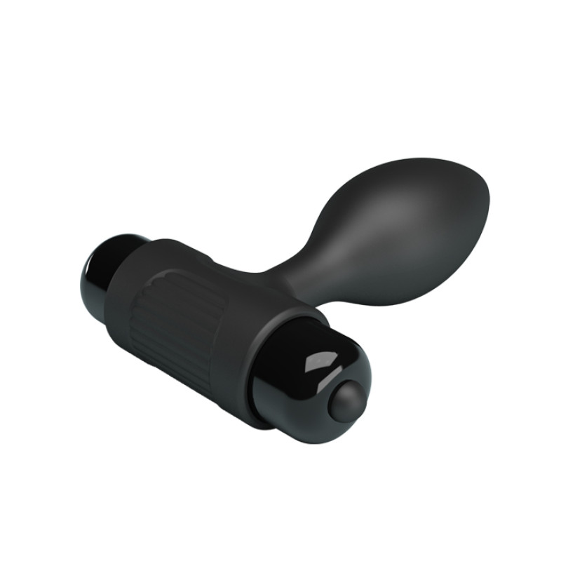 Анальная пробка Pretty Love Vibra Butt Plug Black Анальная пробка Pretty Love Vibra Butt Plug Black