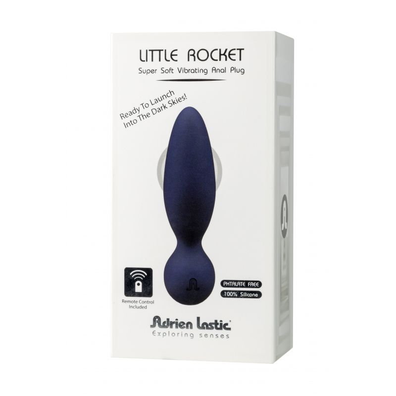 Анальная пробка с вибрацией Adrien Lastic Little Rocket с пультом LRS