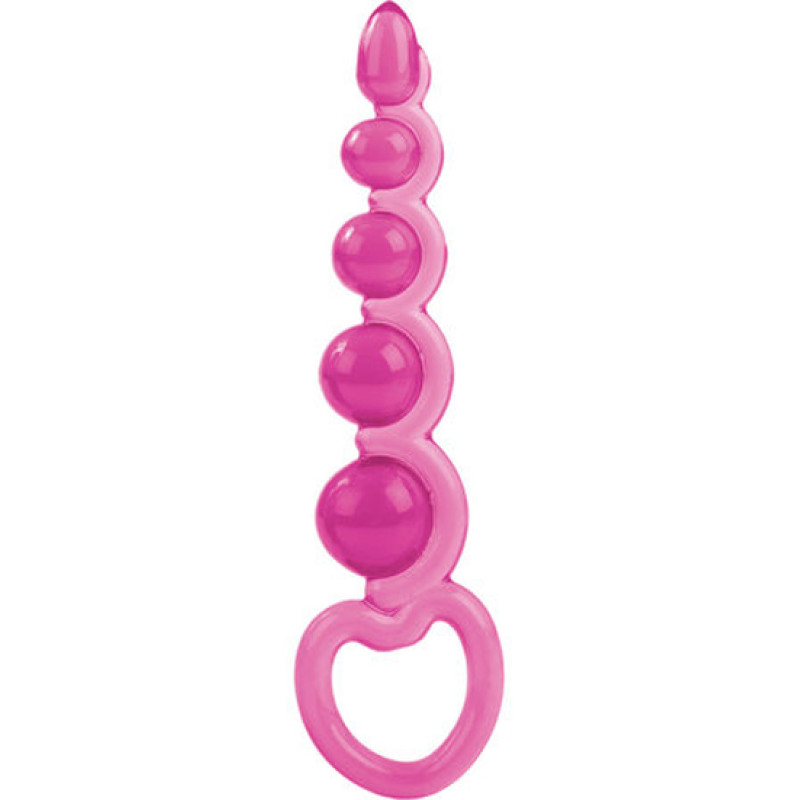 Анальні кульки California Exotic Novelties Basic Essentials 18,5x4 см Рожеві Анальні кульки California Exotic Novelties Basic Essentials 18,5x4 см Рожеві