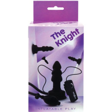Надувний анальний плаг із вібрацією Seven Creations The Knight Inflatable Vibrating Plug