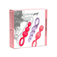 Набор анальных пробок Satisfyer Plugs colored 3 шт