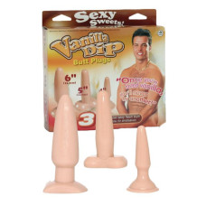 Набір плагів NMC Vanilla Dip 3-Size Butt Plugs Set