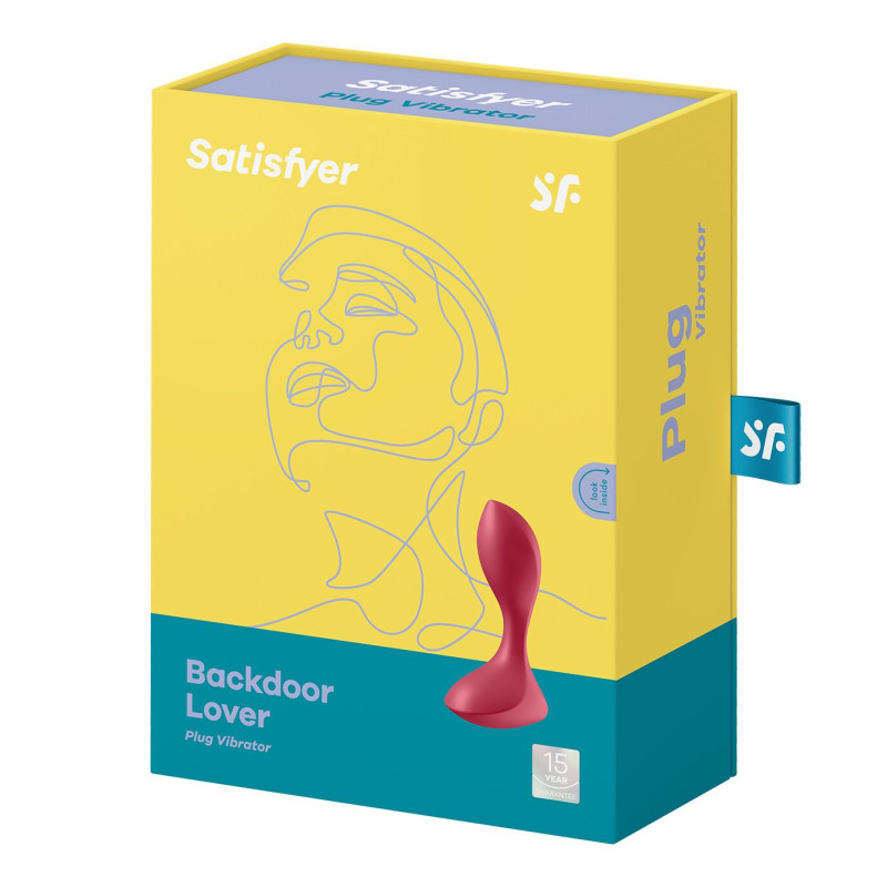 Анальная вибропробка Satisfyer Backdoor Lover Красная Анальная вибропробка Satisfyer Backdoor Lover Красная