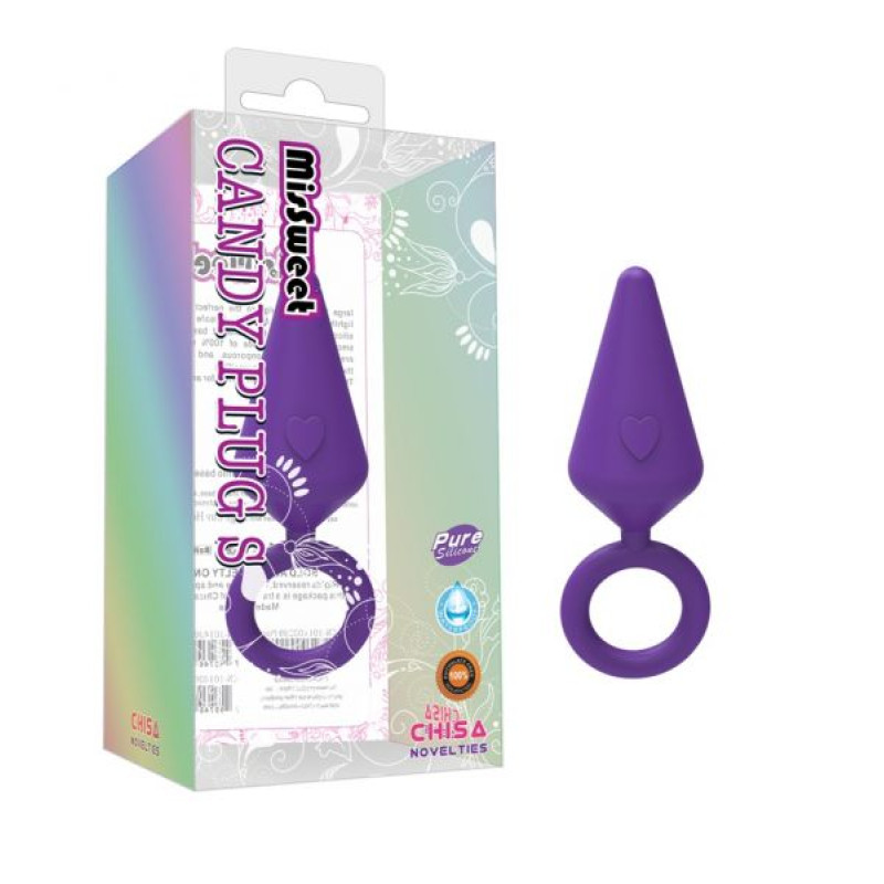 Анальная пробка Chisa Candy Plug S Фиолетовая