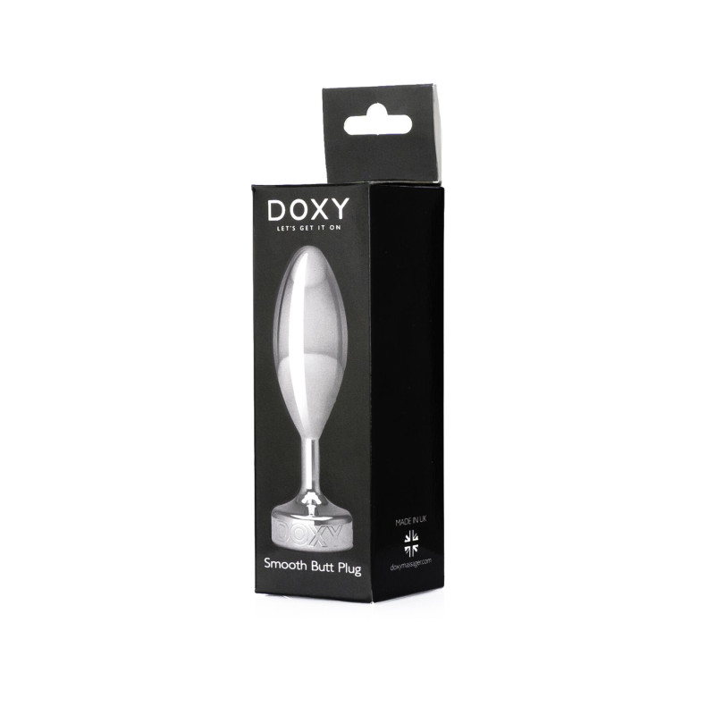 Металлическая анальная пробка DOXY Butt Plug SMOOTH, гладкая, диаметр 3,3 см. Металлическая анальная пробка DOXY Butt Plug SMOOTH, гладкая, диаметр 3,3 см.