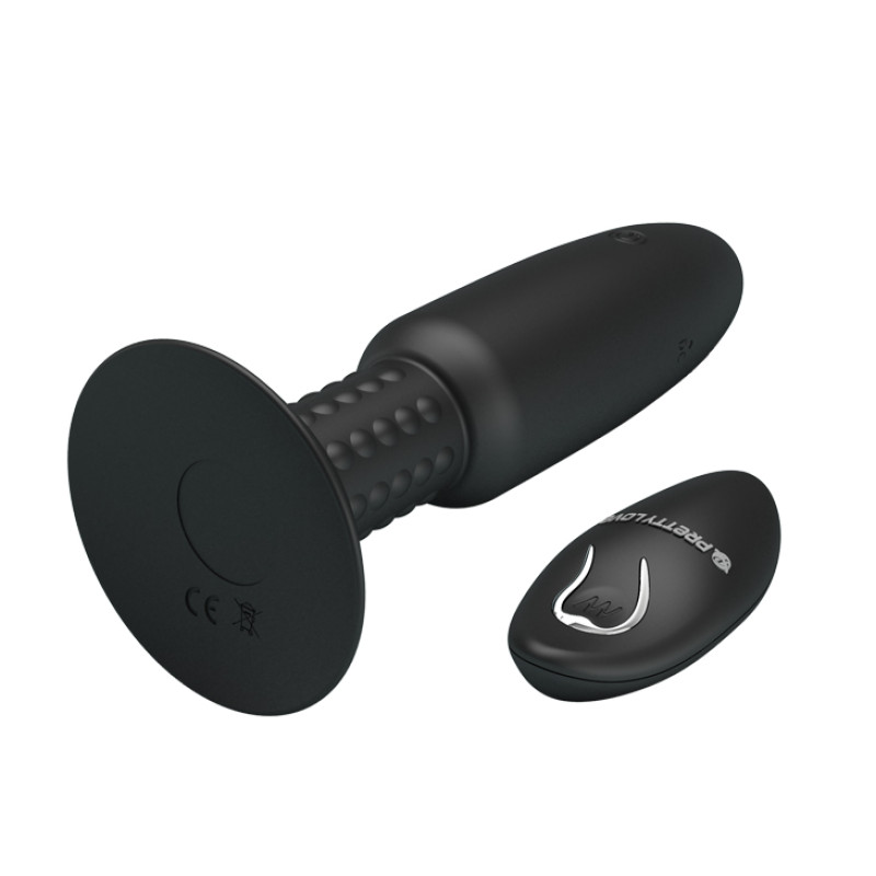 Анальная пробка Pretty Love Beaded for xtra pleasure Plug Черная Анальная пробка Pretty Love Beaded for xtra pleasure Plug Черная