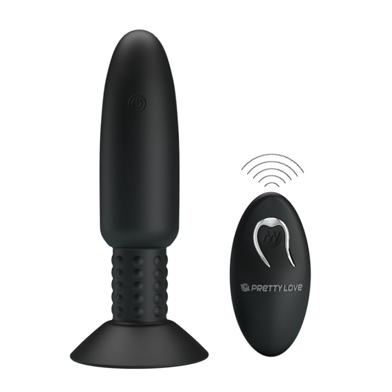 Анальная пробка Pretty Love Beaded for xtra pleasure Plug Черная Анальная пробка Pretty Love Beaded for xtra pleasure Plug Черная
