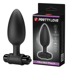 Анальна пробка Pretty Love Vibra Butt Plug II Black
