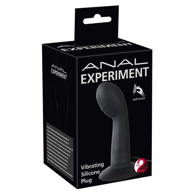 Анальна пробка You2Toys Vibrating Silicone Plug Чорна Анальна пробка You2Toys Vibrating Silicone Plug Чорна