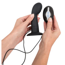 Анальна пробка You2Toys Vibrating Silicone Plug Чорна