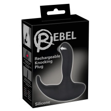 Масажер простати Rebel Rechargeable Knocking Pl Чорний