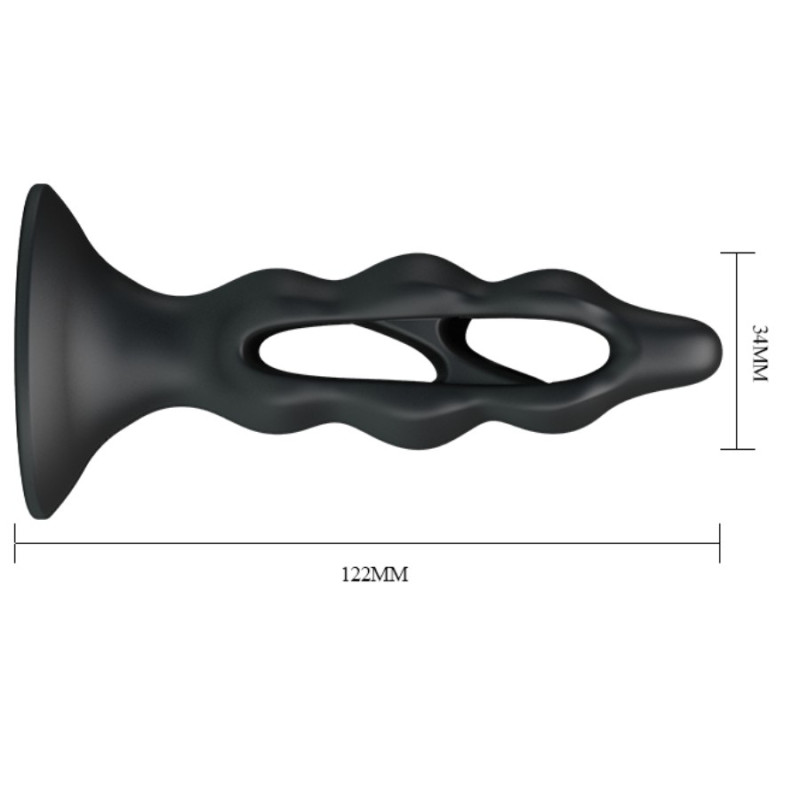 Стимулятор простаты LyBaile Silicone Butt Plug tension Exerciser Черный LK0201 Стимулятор простаты LyBaile Silicone Butt Plug tension Exerciser Черный LK0201