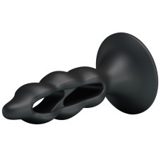 Стимулятор простаты LyBaile Silicone Butt Plug tension Exerciser Черный LK0201