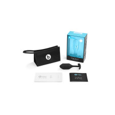 Анальна пробка із зміщеним центром ваги B-Vibe Snug Plug 2 чорна