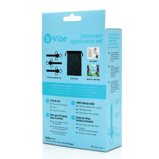 Набор аппликаторов для смазки B-Vibe, черный, 3 шт.