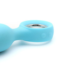 Анальна вібропробка KisToy Orville Блакитна