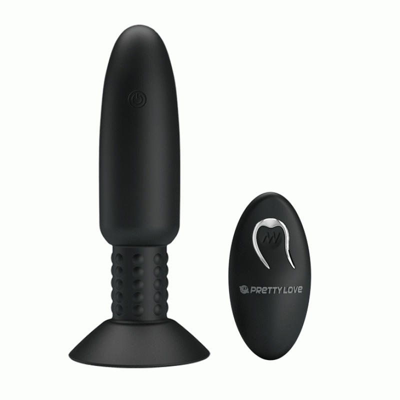 Анальная пробка Pretty Love Beaded for xtra pleasure Plug Черная Анальная пробка Pretty Love Beaded for xtra pleasure Plug Черная