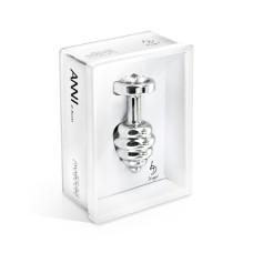 Анальна пробка зі стразою Diogol Anni Ano plated 2,5 см Срібляста