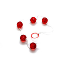 Анальные шарики Seven Creations Clear Anal Beads Large 2,0 см