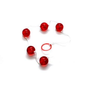 Анальные шарики Seven Creations Clear Anal Beads Large 2,0 см