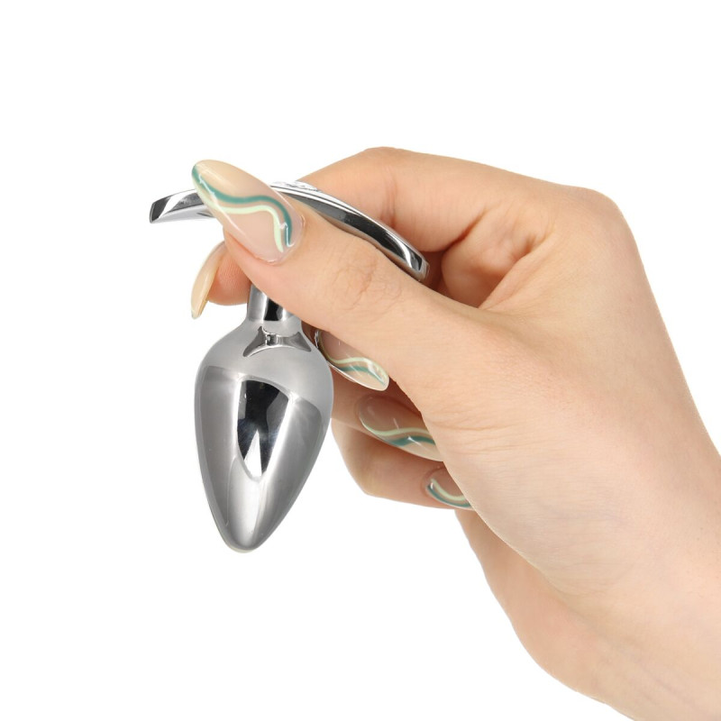 Анальна пробка Pillow Talk Sneaky Luxurious Stainless Steel Anal Plug із кристалом Swarovski Анальна пробка Pillow Talk Sneaky Luxurious Stainless Steel Anal Plug із кристалом Swarovski