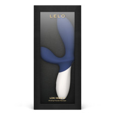 Массажер простаты LELO Loki Wave 2 Base Blue, 2 мотора, манящее движение + вибрация