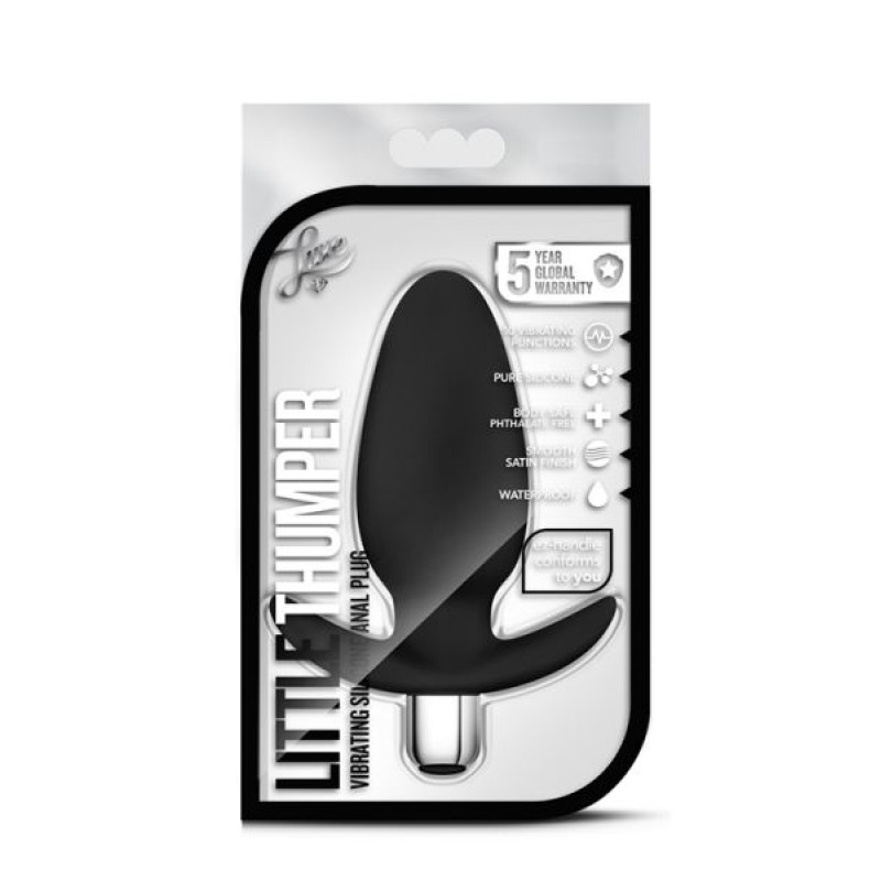 Анальна пробка Blush Luxe Little Thumper Чорна Анальна пробка Blush Luxe Little Thumper Чорна