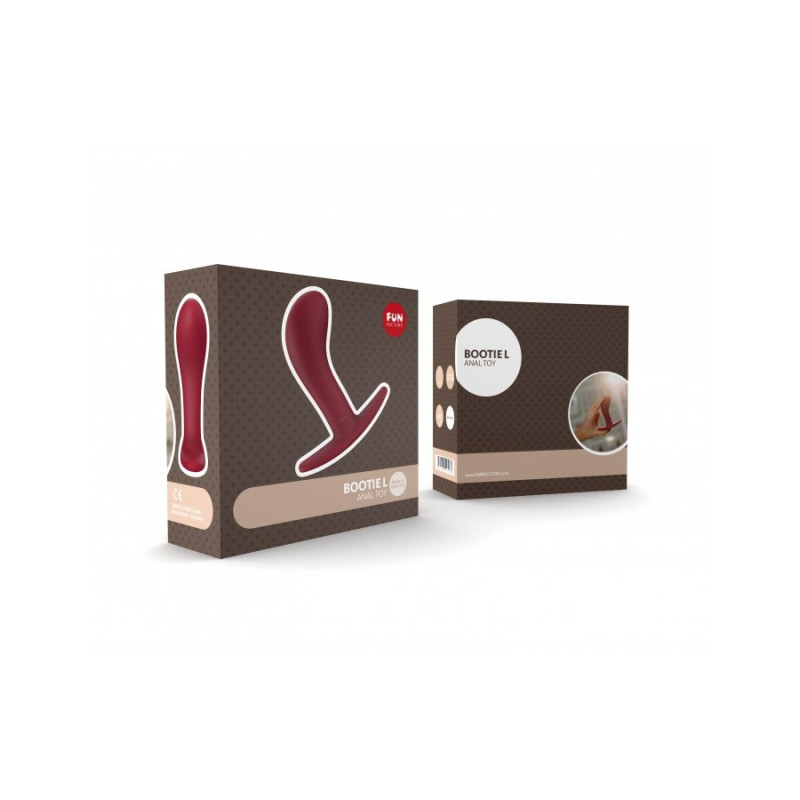 Анальна пробка Fun Factory Bootie L Бордова Анальна пробка Fun Factory Bootie L Бордова