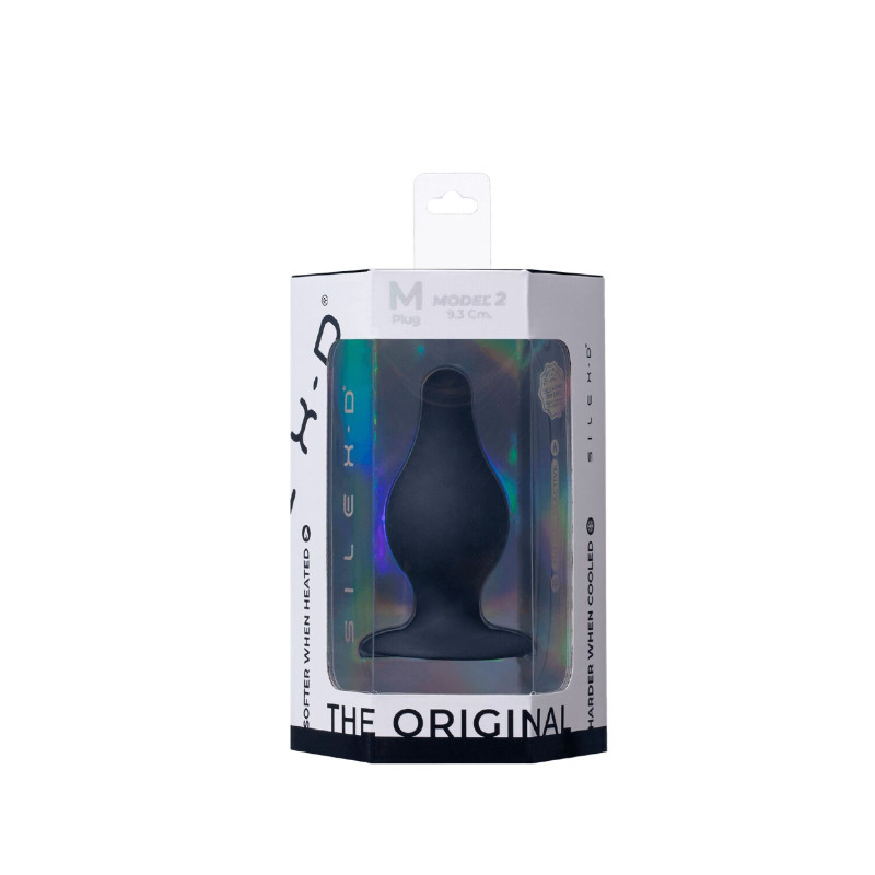 Анальна пробка SilexD (Model 2 size M), двошарова, силікон+Silexpan Анальна пробка SilexD (Model 2 size M), двошарова, силікон+Silexpan