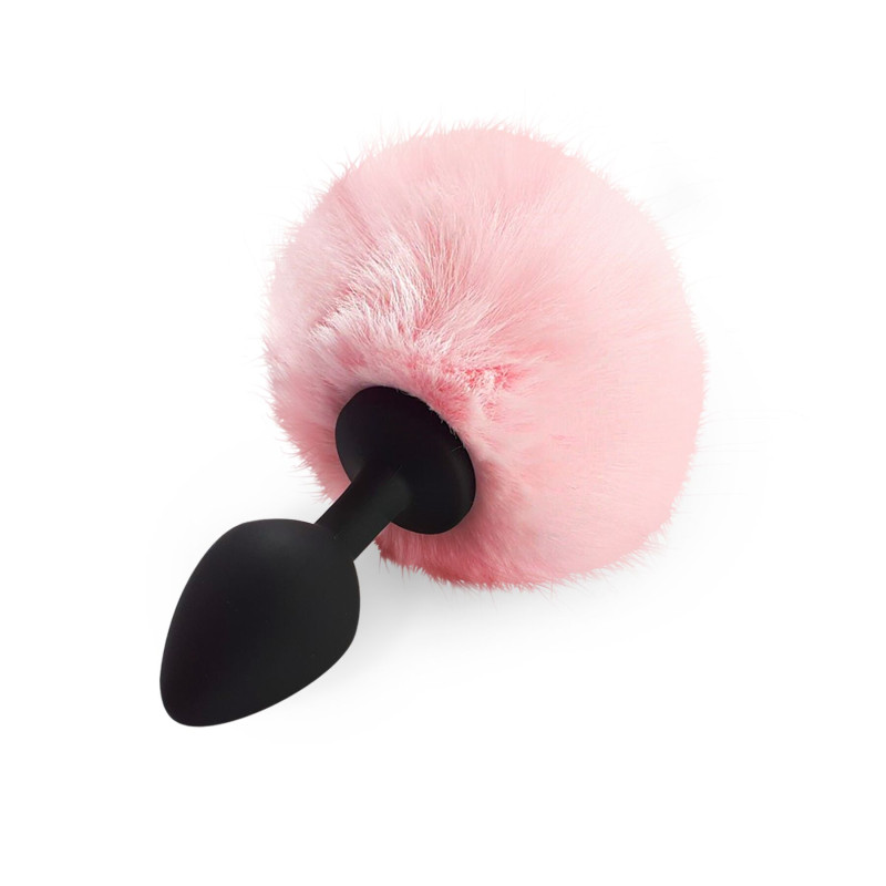 Силиконовая анальная пробка М Art of Sex - Silicone Bunny Tails Butt plug Pink, диаметр 3,5 см Силиконовая анальная пробка М Art of Sex - Silicone Bunny Tails Butt plug Pink, диаметр 3,5 см