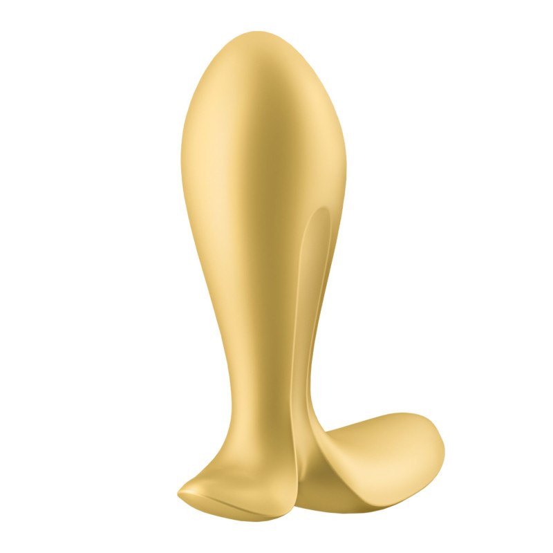 Анальна смарт-пробка з вібрацією Satisfyer Intensity Plug Gold Анальна смарт-пробка з вібрацією Satisfyer Intensity Plug Gold