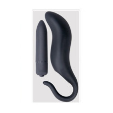 Анальная пробка Black Velvets Plug & Vibration Черная