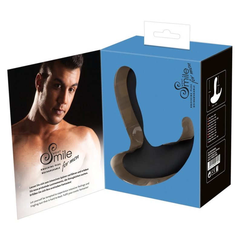 Массажер простаты Sweet Smile Knocking Plug rech P-Punkt Черный Массажер простаты Sweet Smile Knocking Plug rech P-Punkt Черный