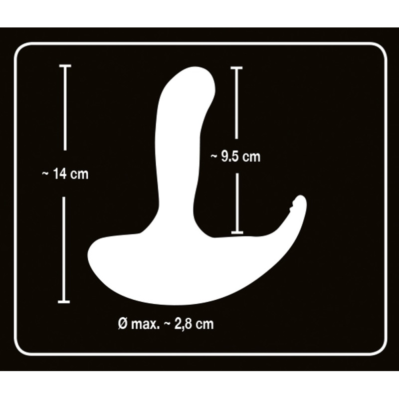 Массажер простаты Sweet Smile Knocking Plug rech P-Punkt Черный Массажер простаты Sweet Smile Knocking Plug rech P-Punkt Черный