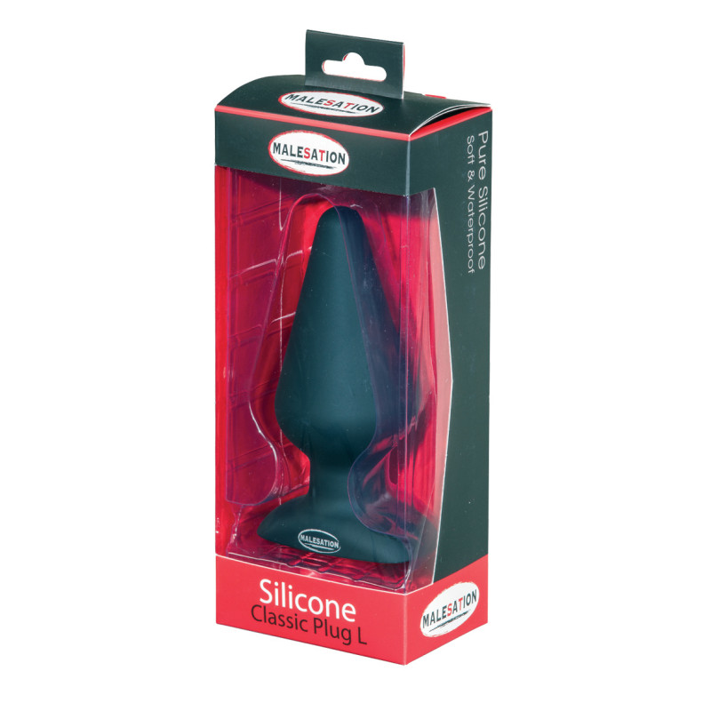 Анальная пробка StRubber MALESATION Silicone Classic Plug L Анальная пробка StRubber MALESATION Silicone Classic Plug L