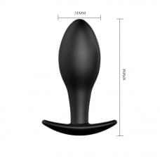 Анальная пробка Pretty Love Round Anal Butt Plug Черная