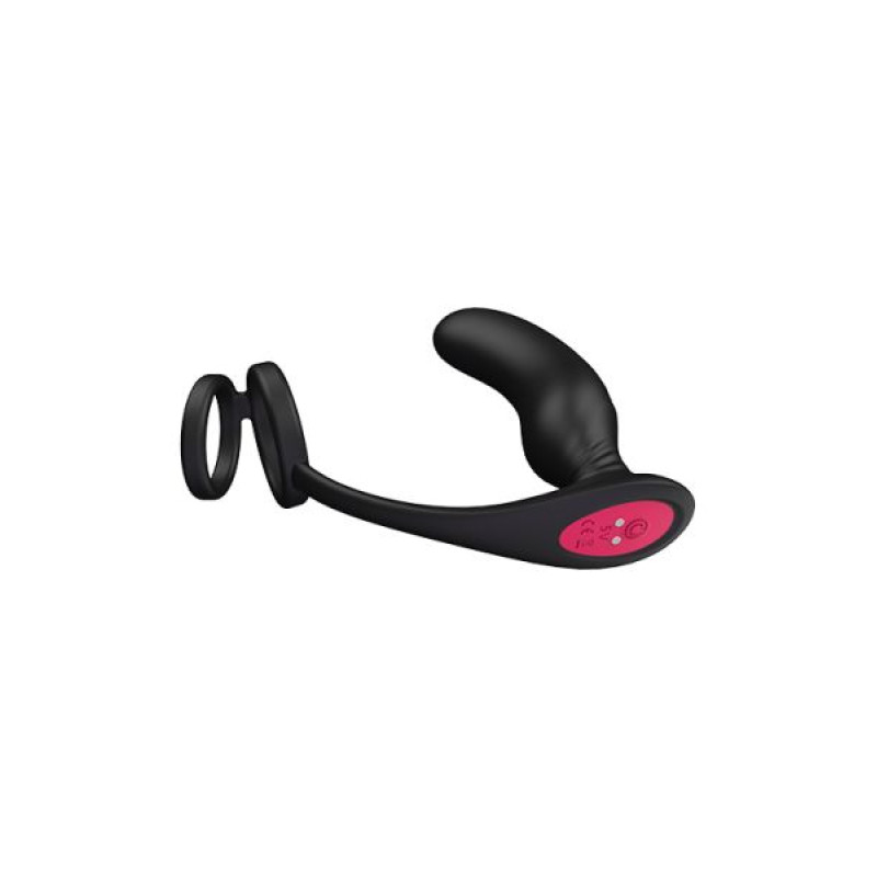 Стимулятор для простати Dreamtoys Cheeky Love Remote P-Pleaser Чорний Стимулятор для простати Dreamtoys Cheeky Love Remote P-Pleaser Чорний