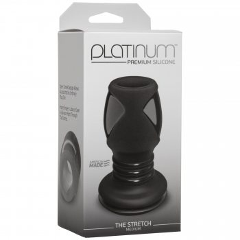 Анальный туннель Doc Johnson Platinum Premium Silicone - The Stretch - Medium Черный