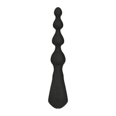Анальные бусы с вибрацией LELO Soraya Beads Black, разный диаметр бусин, 8 режимов
